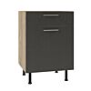 Кухненски шкаф SKY LOFT Т1 Н60/87 1ч.Blumotion златен дъб крафт/сиво  (005.002.3328)