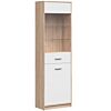 Шкаф NEPO PLUS REG1D1W корпус дъб сонома/фронт бяло  (020.004.0231)