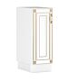 Кухненски шкаф IMPERIA 30НДв бяло/златна патина  (089.001.0144)