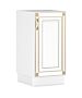 Кухненски шкаф IMPERIA 40НДв бяло/златна патина  (089.001.0059)