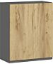 Кухненски шкаф LUSIL B-60/72 1 ВРАТА графит/златен дъб крафт  (005.002.0010)