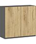 Кухненски шкаф LUSIL B-80/72 графит/златен дъб крафт  (005.002.0011)