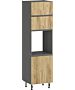 Кухненски шкаф LUSIL ШД-60/219 ЗА ФУРНА графит/златен дъб крафт  (005.002.0047)