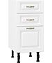 Кухненски шкаф долен MICHELLE Н-40/87 2+1 чекмеджета бяло/бяло  (004.103.0004)