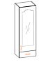 Кухненски шкаф OLA 40В ПМ висока витрина, елша  (089.001.0215)