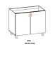 Кухненски шкаф PAULA  80Н с плот, бреза  (089.001.1063)