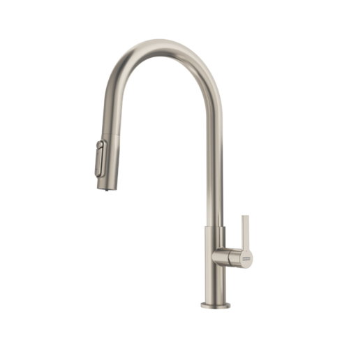 СМЕСИТЕЛ FRANKE Maris Slim Clear Water J Pulldown Decor Steel (02FRA 069)