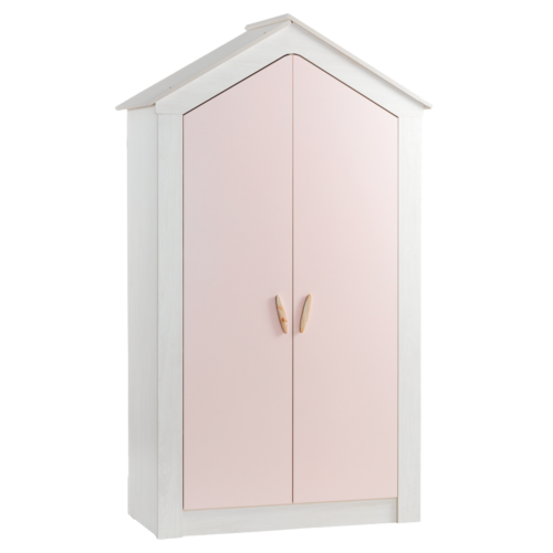 Двукрилен детски гардероб PINK HOUSE (3575086)