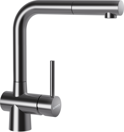 СМЕСИТЕЛ SCHOCK Laios Pull-Out Inox (02SCH 720)