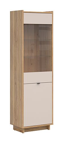 Витрина DALVA REG1D1W/200 дъб маувела/кашмир  (016.005.0015)