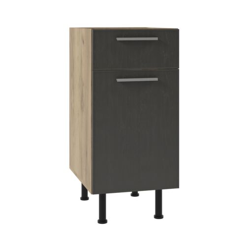 Кухненски шкаф SKY LOFT Т1 Н40/87 1ч.Blumotion златен дъб крафт/сиво  (005.002.3327)