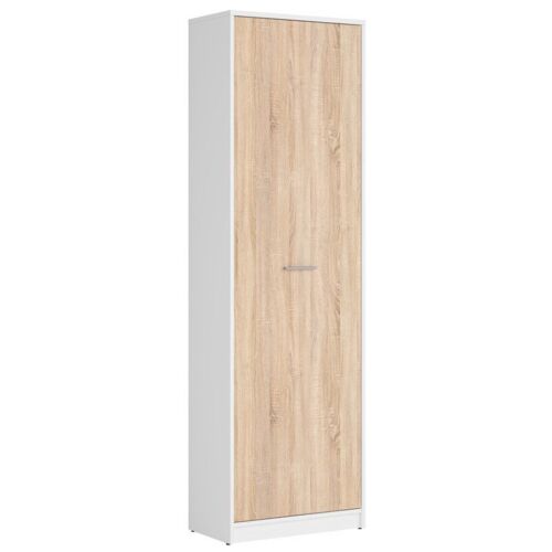 Шкаф NEPO PLUS REG1D корпус бяло/фронт дъб сонома  (020.004.0120)