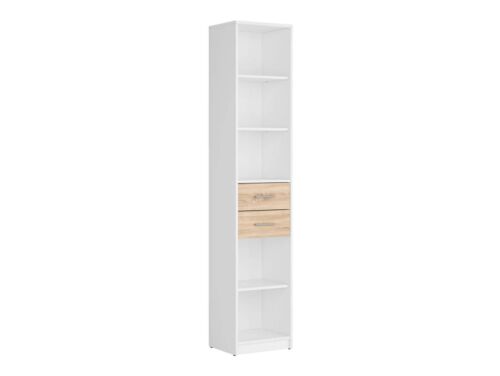 Етажерка NEPO PLUS REG2S/40 корпус бял/фронт дъб сонома  (020.004.0121)