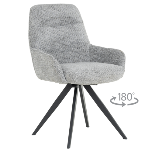 Трапезен стол ASCOT - сив B 90 (3532386)