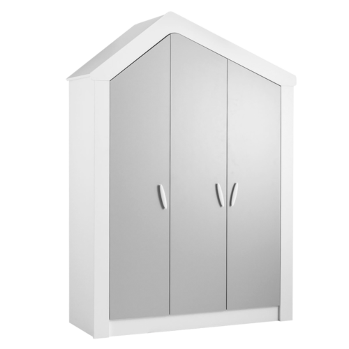 Трикрилен детски гардероб WHITE HOUSE (3575103)